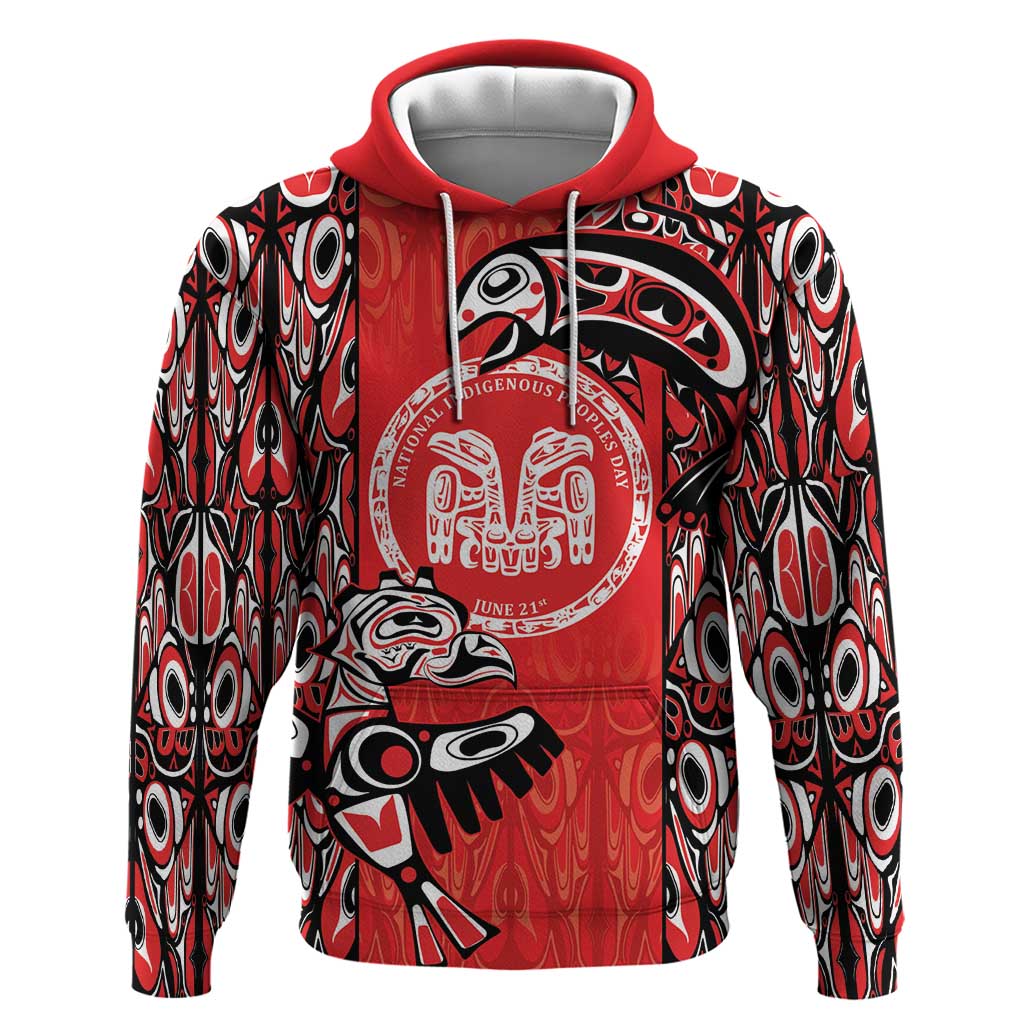 Personalized Canada Indigenous People Day Hoodie Haida Tribe Flag Tattoo Style LT9