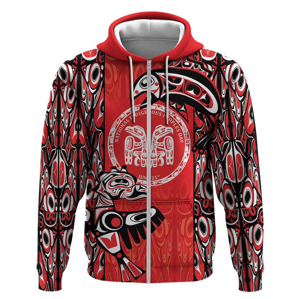 Personalized Canada Indigenous People Day Hoodie Haida Tribe Flag Tattoo Style LT9