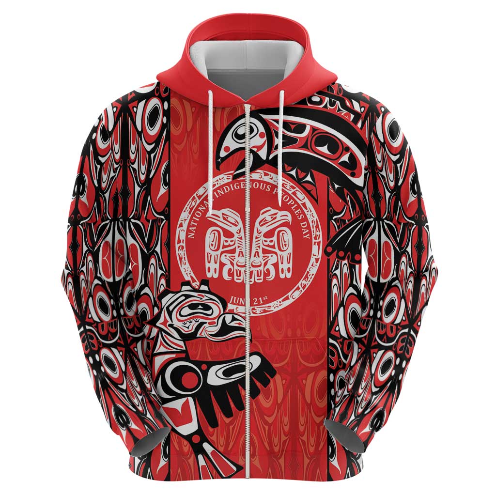 Personalized Canada Indigenous People Day Hoodie Haida Tribe Flag Tattoo Style LT9