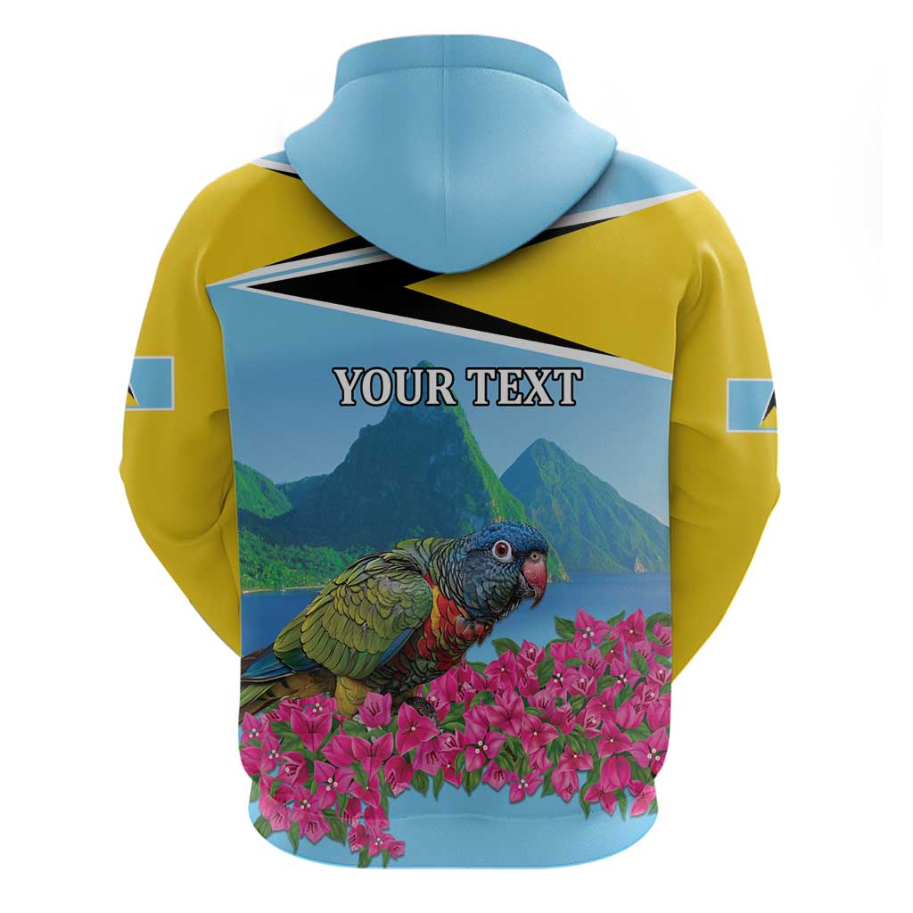 Personalized Pitons Saint Lucian Bougainvillea Hoodie LT9