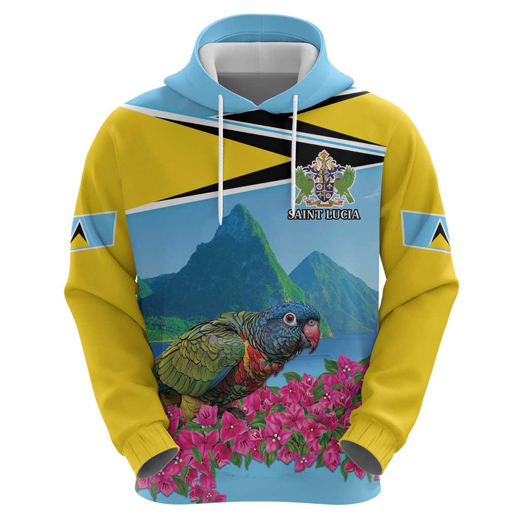 Personalized Pitons Saint Lucian Bougainvillea Hoodie LT9