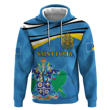 Personalized Saint Lucia Independence Day Hoodie Since 1979 LT9