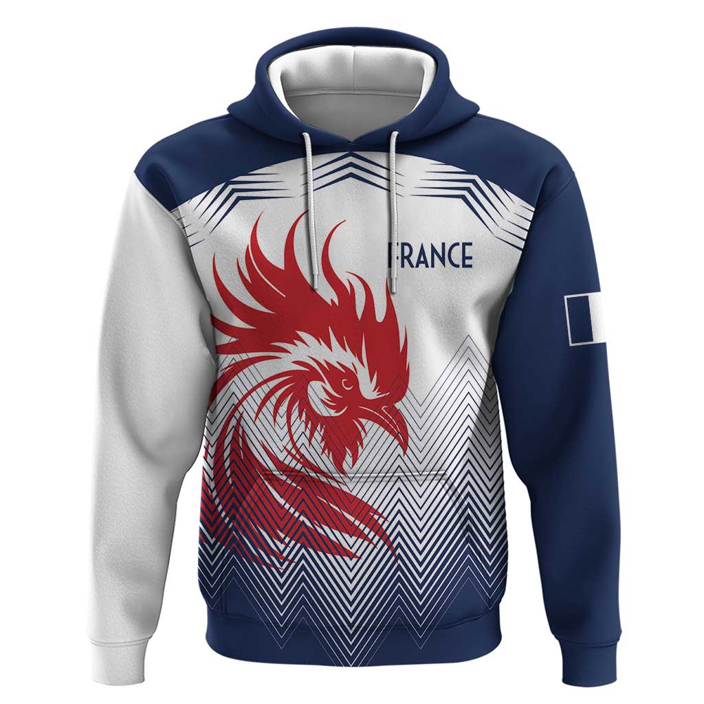Custom France Rugby Hoodie Summer Paris 2024 LT9