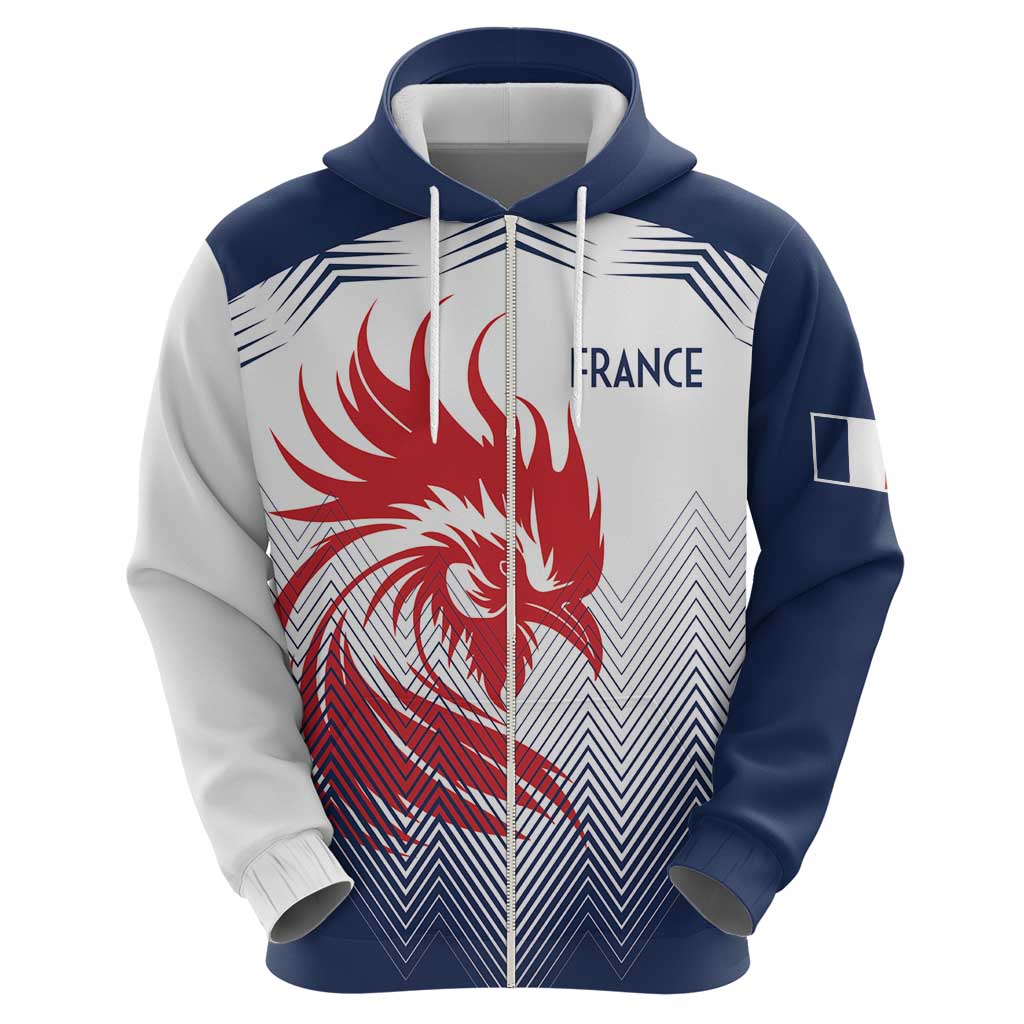 Custom France Rugby Hoodie Summer Paris 2024 LT9