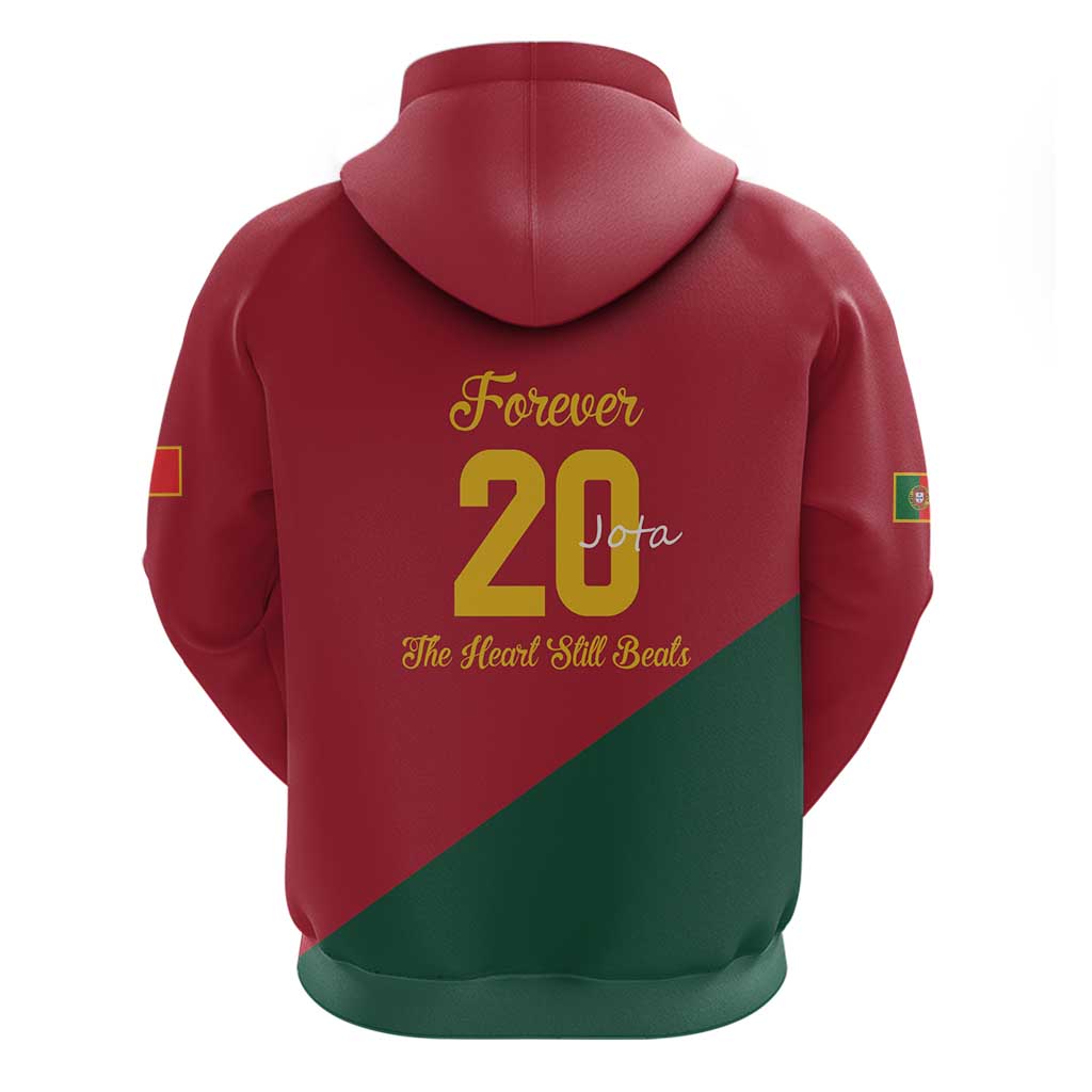 Portuguese Footballer Memorial Hoodie Forever 20 The Heart Still Beats LT9