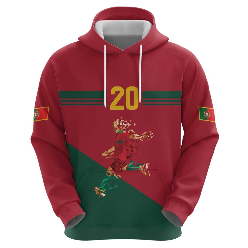Portuguese Footballer Memorial Hoodie Forever 20 The Heart Still Beats LT9