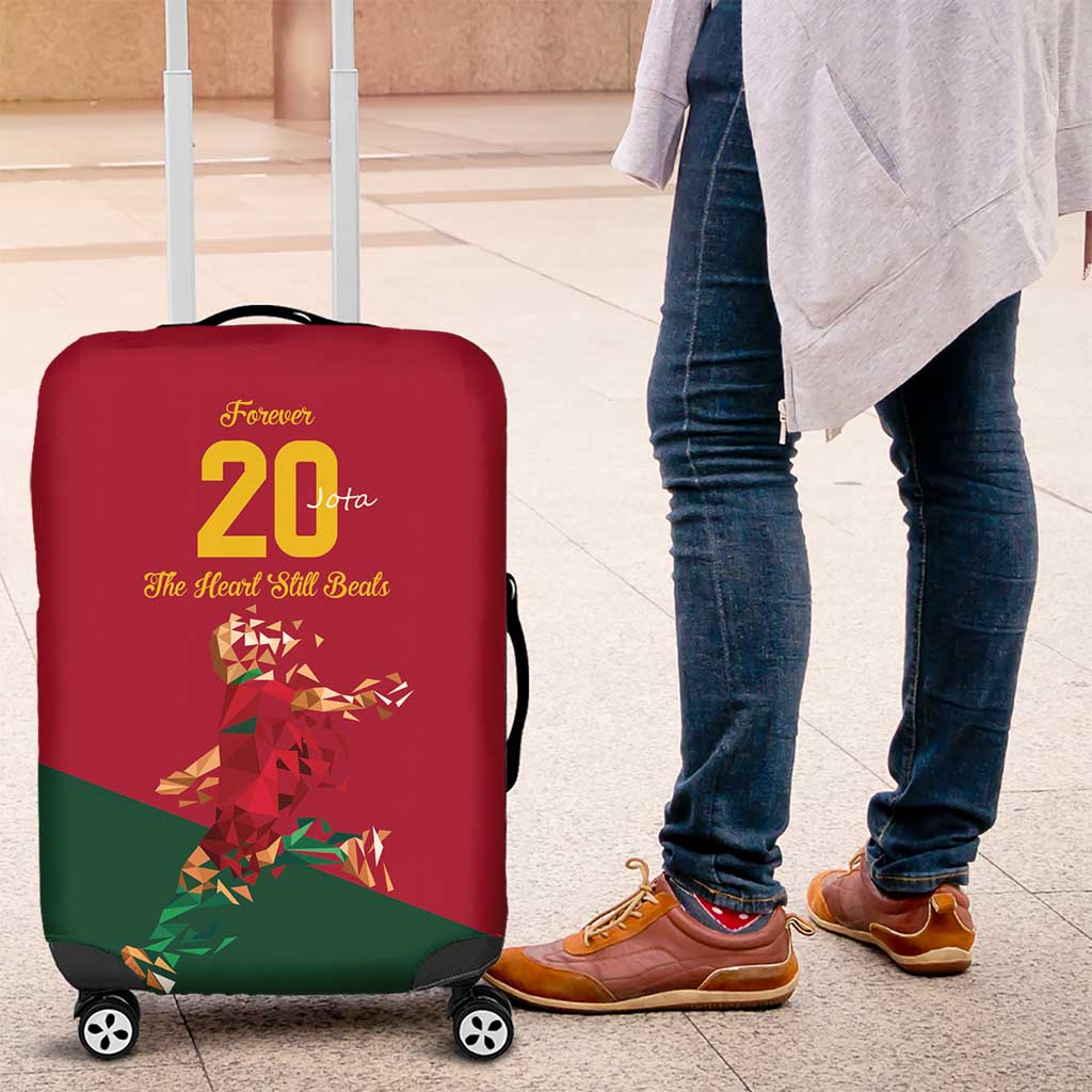 Portuguese Footballer Memorial Luggage Cover Forever 20 The Heart Still Beats LT9