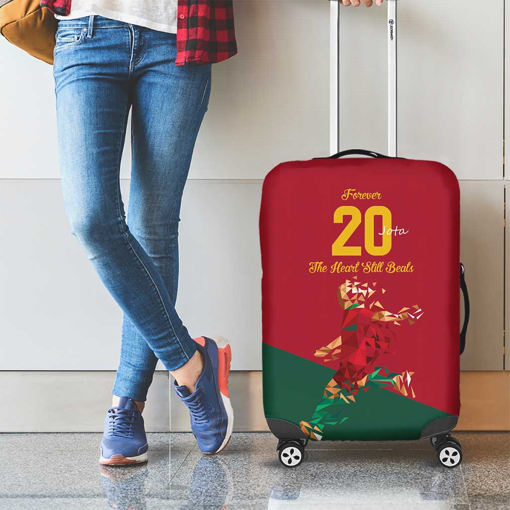 Portuguese Footballer Memorial Luggage Cover Forever 20 The Heart Still Beats LT9