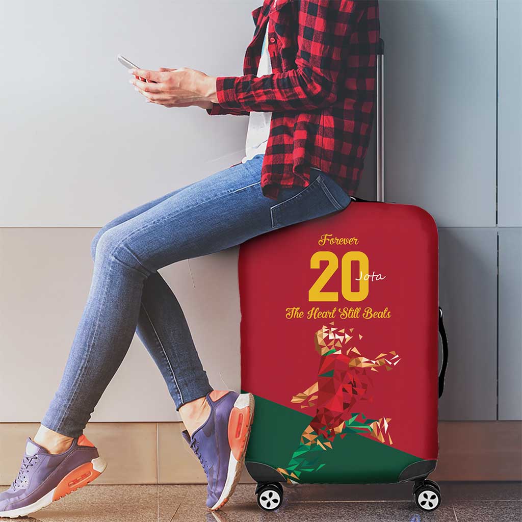 Portuguese Footballer Memorial Luggage Cover Forever 20 The Heart Still Beats LT9