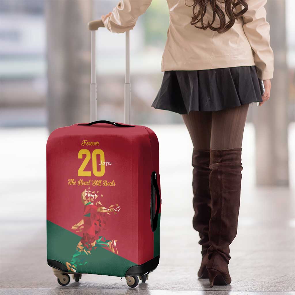 Portuguese Footballer Memorial Luggage Cover Forever 20 The Heart Still Beats LT9