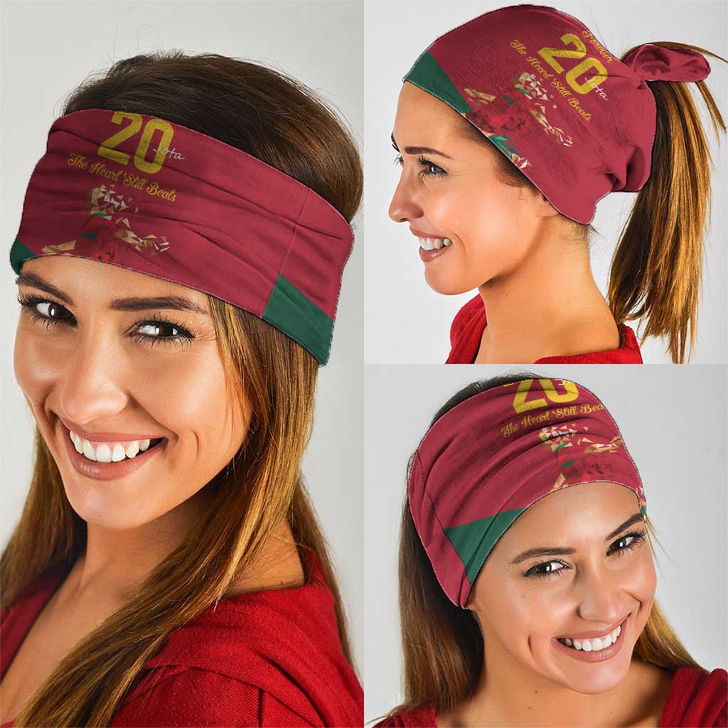 Portuguese Footballer Memorial Neck Gaiter Forever 20 The Heart Still Beats LT9