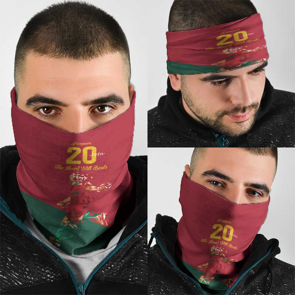 Portuguese Footballer Memorial Neck Gaiter Forever 20 The Heart Still Beats LT9