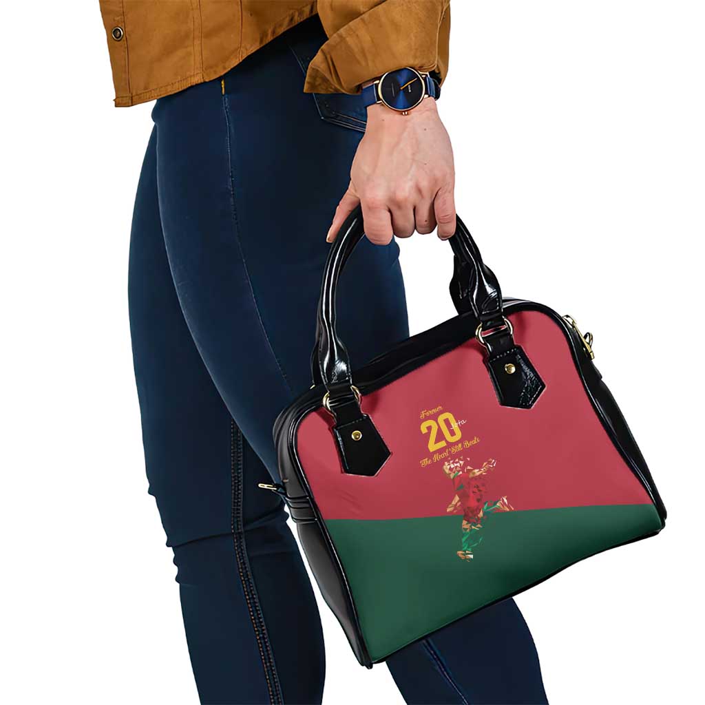 Portuguese Footballer Memorial Shoulder Handbag Forever 20 The Heart Still Beats LT9