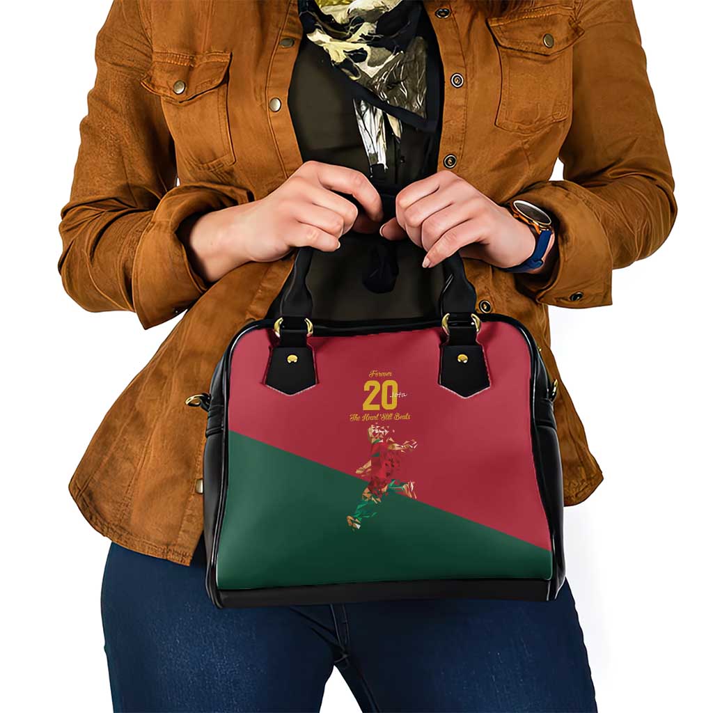 Portuguese Footballer Memorial Shoulder Handbag Forever 20 The Heart Still Beats LT9