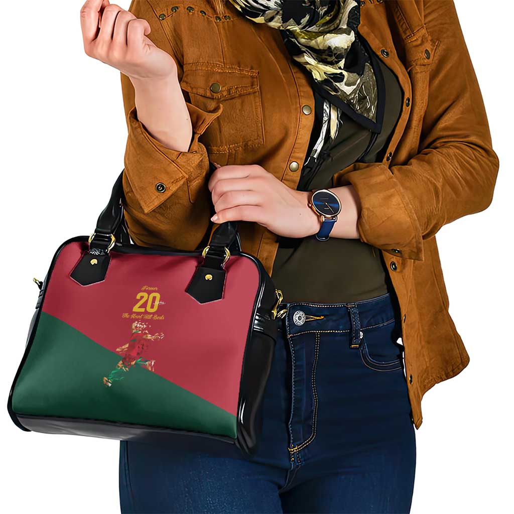 Portuguese Footballer Memorial Shoulder Handbag Forever 20 The Heart Still Beats LT9