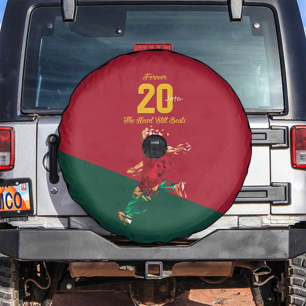 Portuguese Footballer Memorial Spare Tire Cover Forever 20 The Heart Still Beats LT9