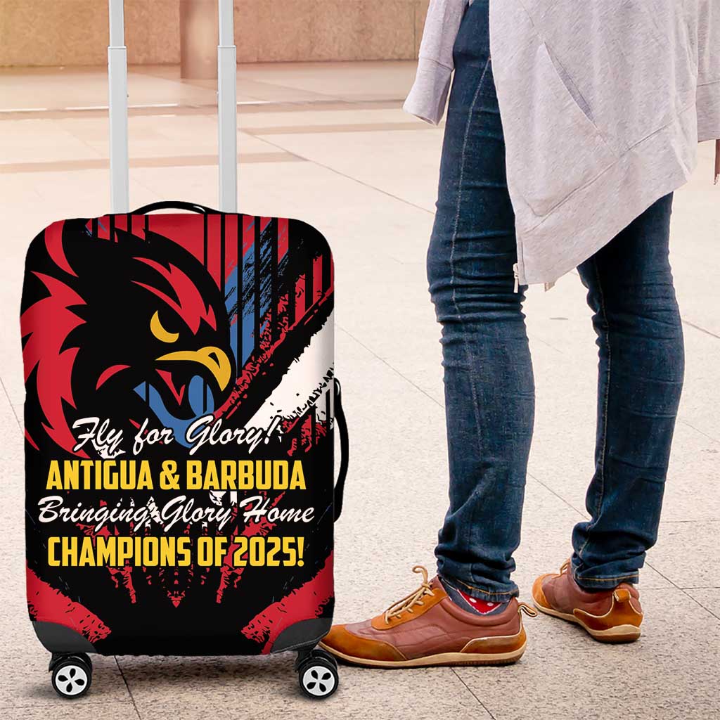 Caribbean Cricket Antigua and Barbuda Luggage Cover First Crown Forever Proud LT9