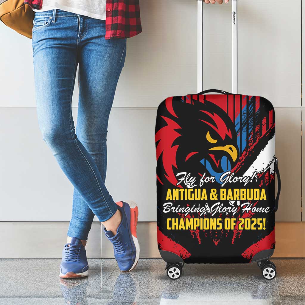 Caribbean Cricket Antigua and Barbuda Luggage Cover First Crown Forever Proud LT9