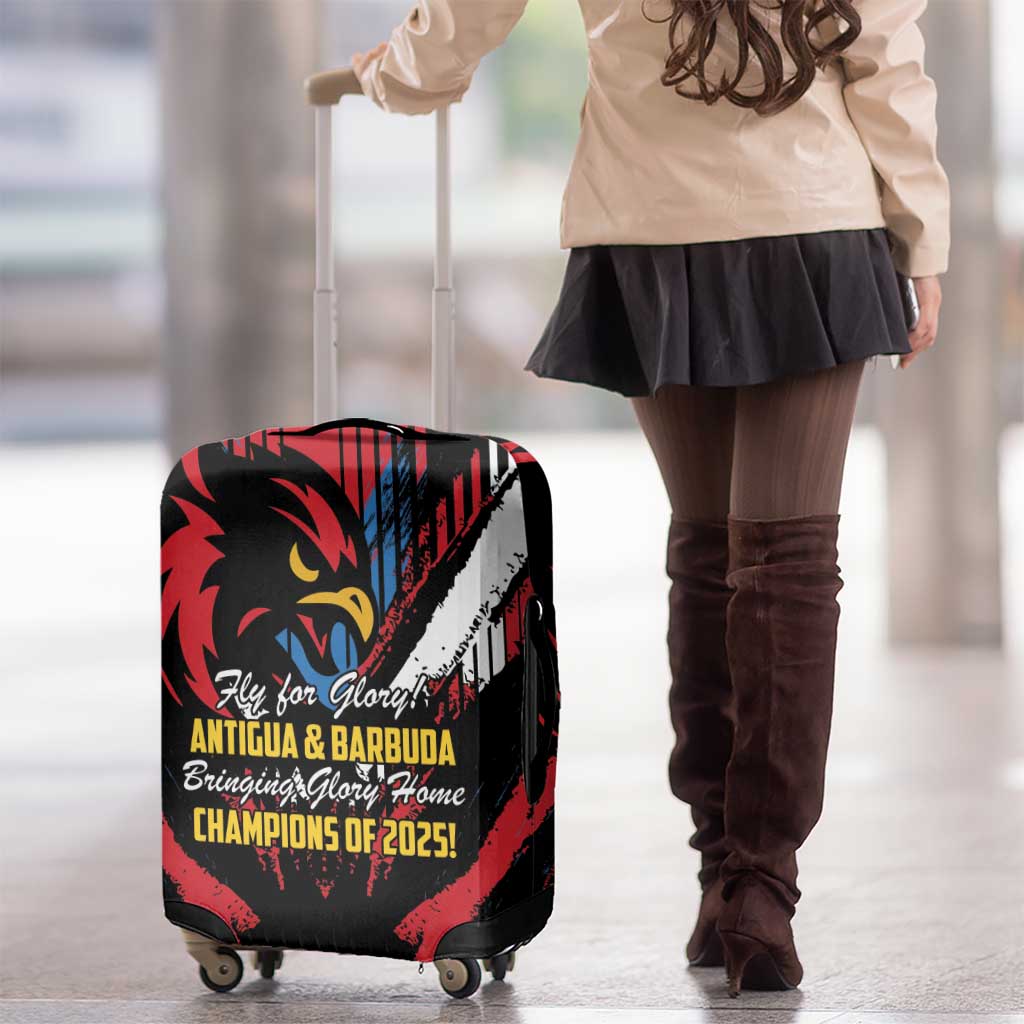 Caribbean Cricket Antigua and Barbuda Luggage Cover First Crown Forever Proud LT9
