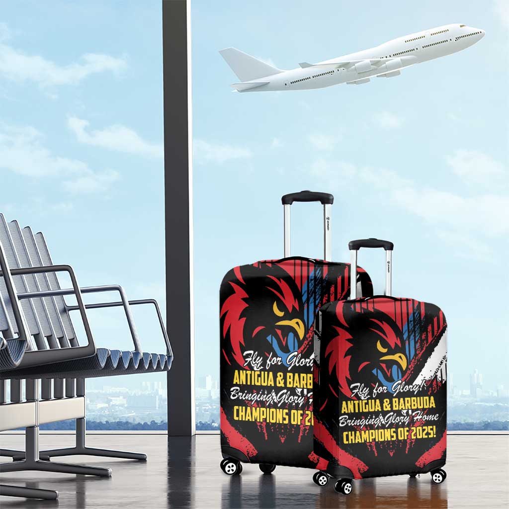 Caribbean Cricket Antigua and Barbuda Luggage Cover First Crown Forever Proud LT9