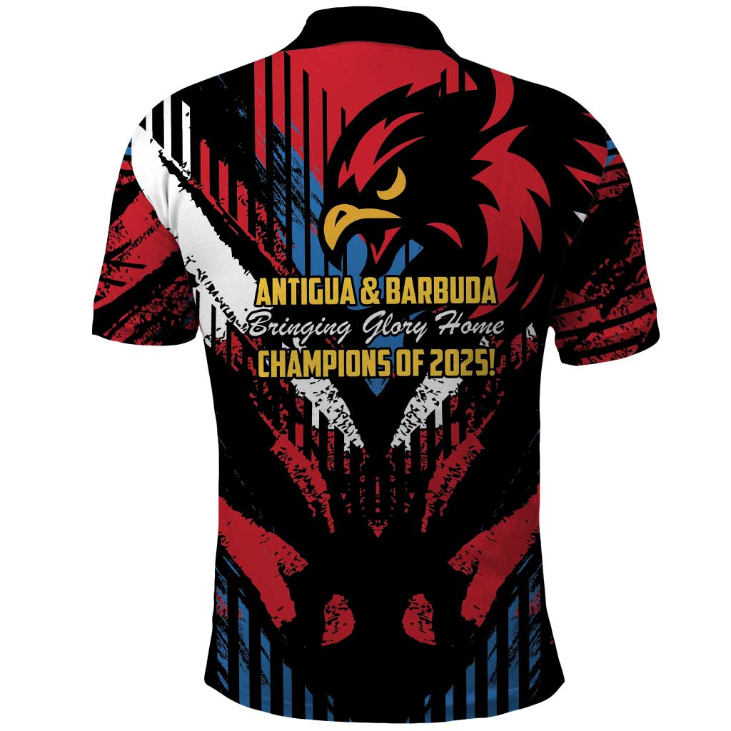Caribbean Cricket Antigua and Barbuda Polo Shirt First Crown Forever Proud LT9