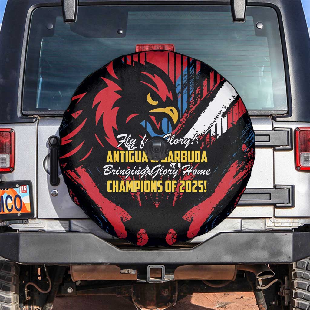 Caribbean Cricket Antigua and Barbuda Spare Tire Cover First Crown Forever Proud LT9