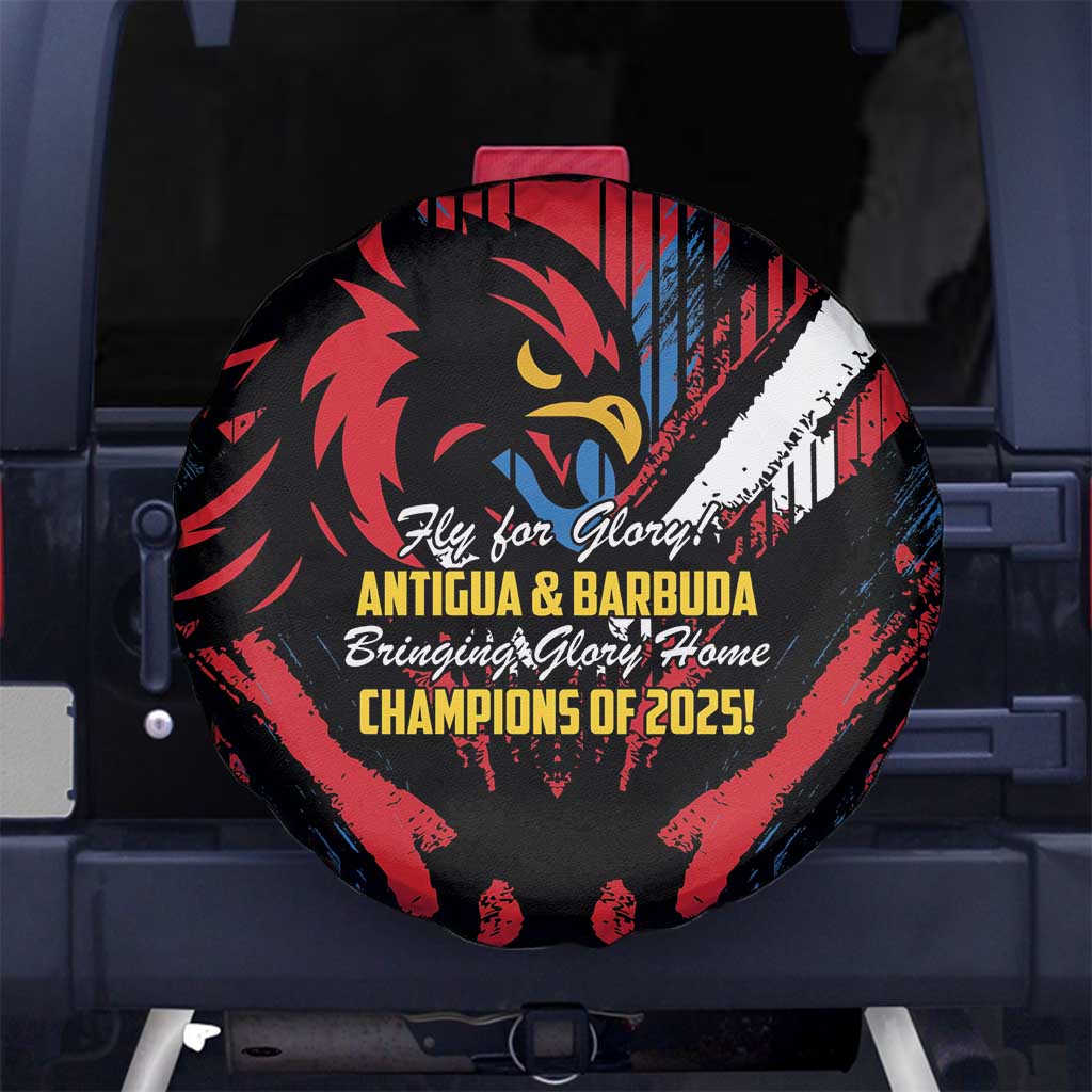 Caribbean Cricket Antigua and Barbuda Spare Tire Cover First Crown Forever Proud LT9