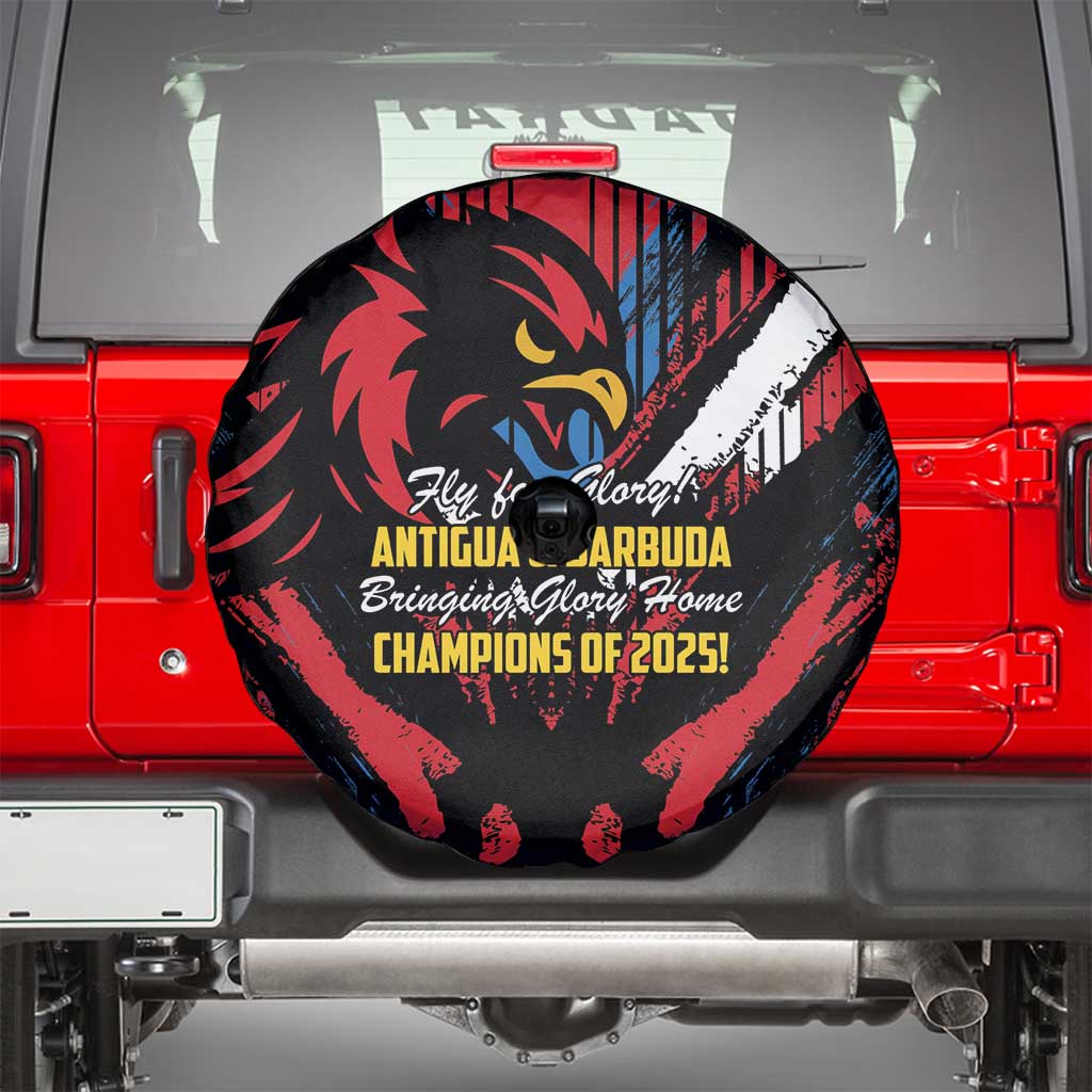 Caribbean Cricket Antigua and Barbuda Spare Tire Cover First Crown Forever Proud LT9