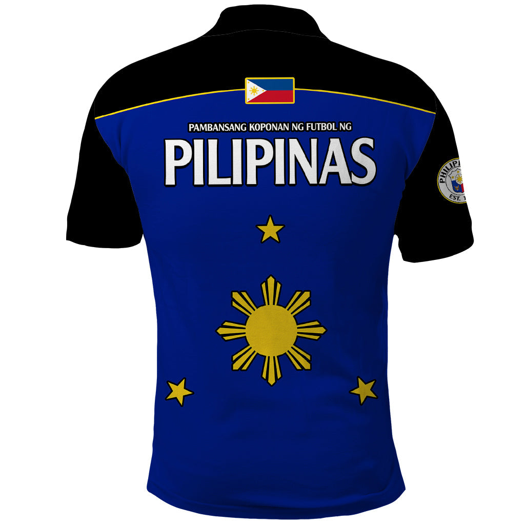 Philippines Concept Home Football Polo Shirt Pilipinas Flag Black Style 2023 LT9