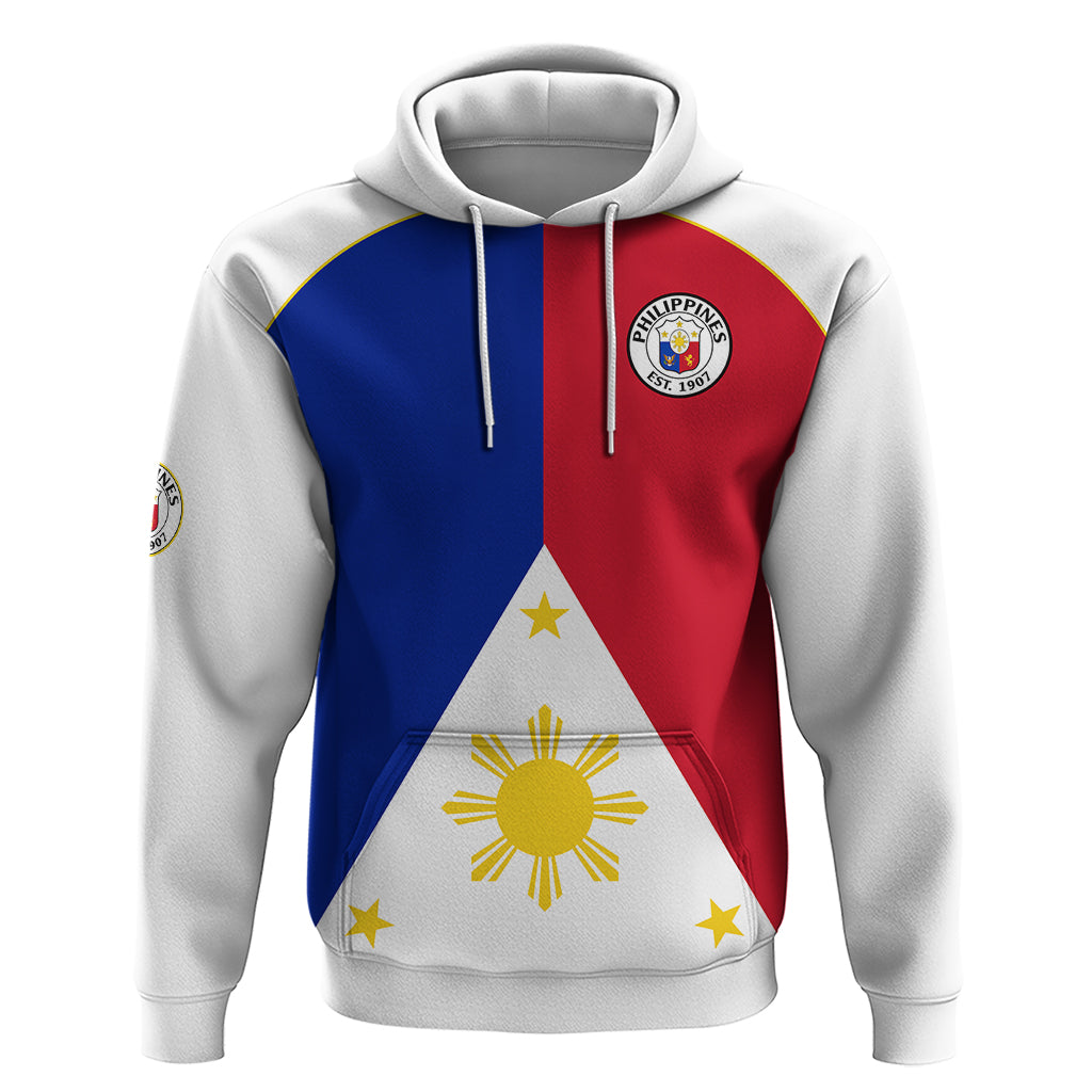 Custom Philippines Concept Home Football Hoodie Pilipinas Flag White Style 2023 LT9
