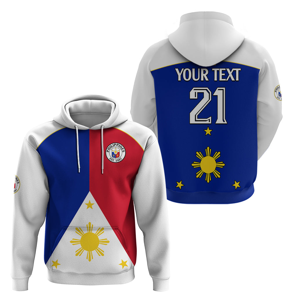 Custom Philippines Concept Home Football Hoodie Pilipinas Flag White Style 2023 LT9