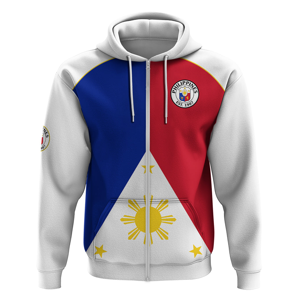 Custom Philippines Concept Home Football Hoodie Pilipinas Flag White Style 2023 LT9