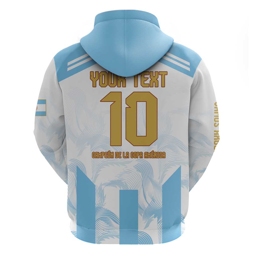 Argentina Champions Football Custom Hoodie Campeon de America LT9