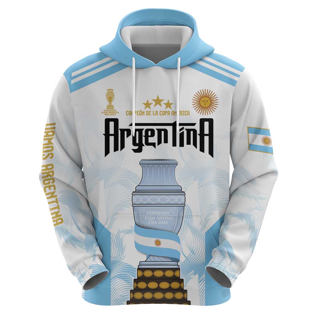 Argentina Champions Football Custom Hoodie Campeon de America LT9