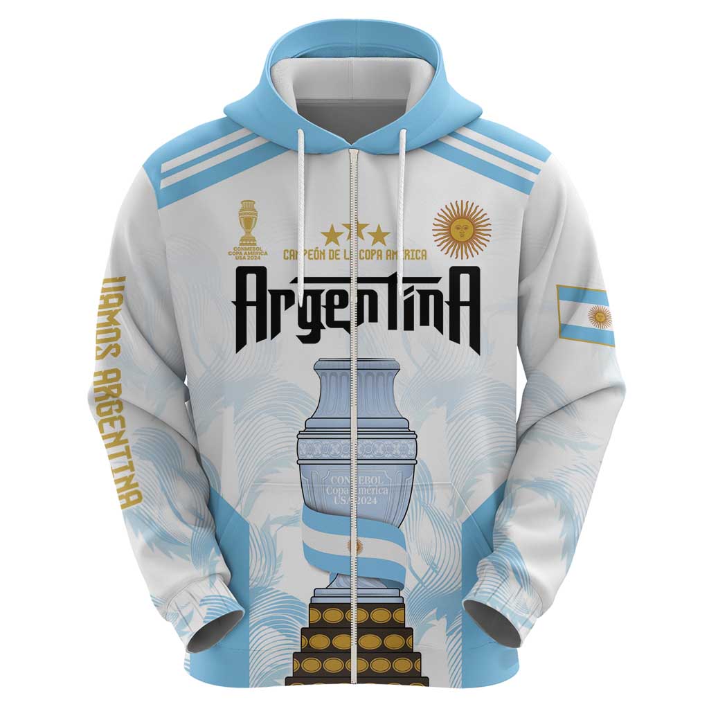 Argentina Champions Football Custom Hoodie Campeon de America LT9