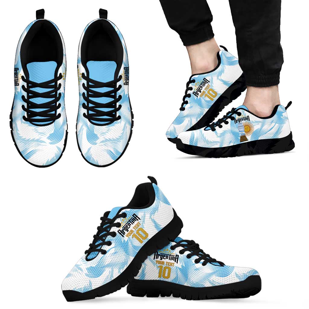 Argentina Champions Football Custom Sneakers Campeon de America LT9