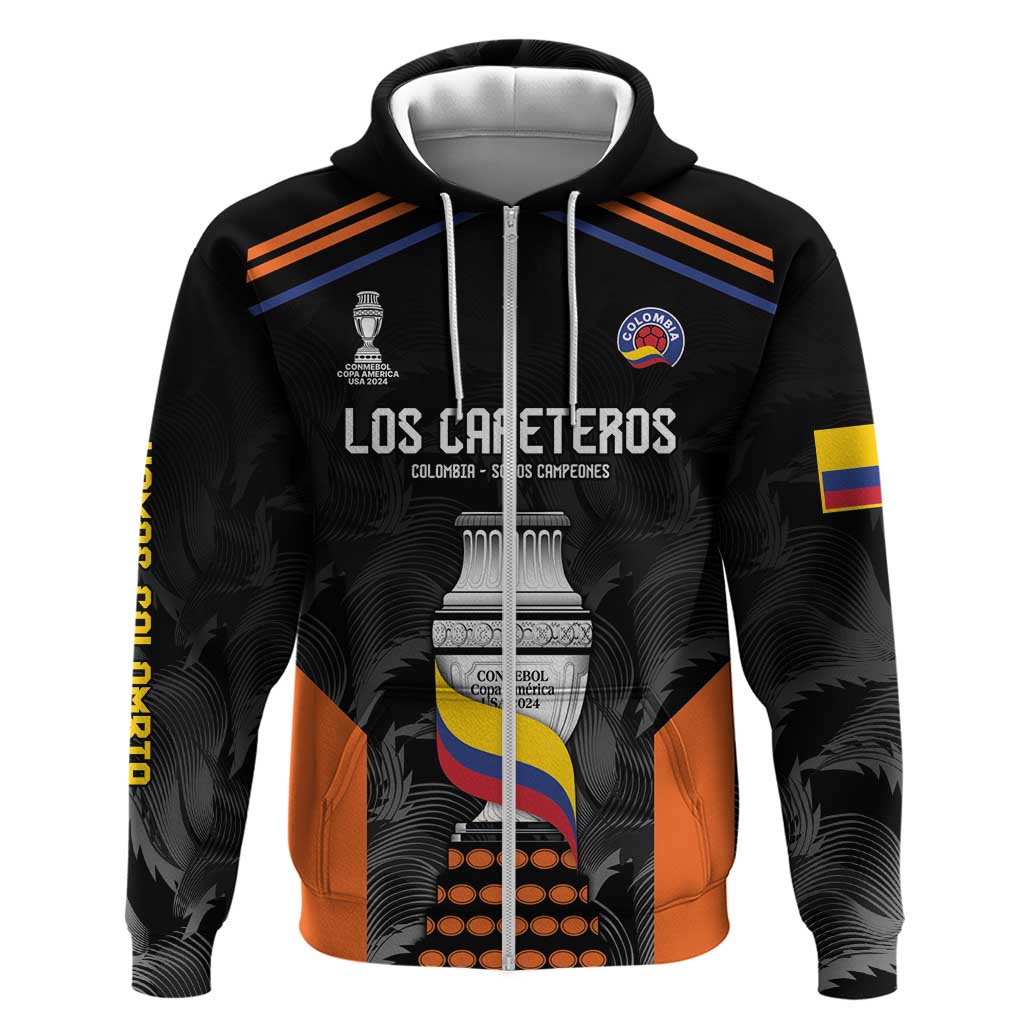 Colombia Champion Football Custom Hoodie Los Cafeteros Black Style LT9