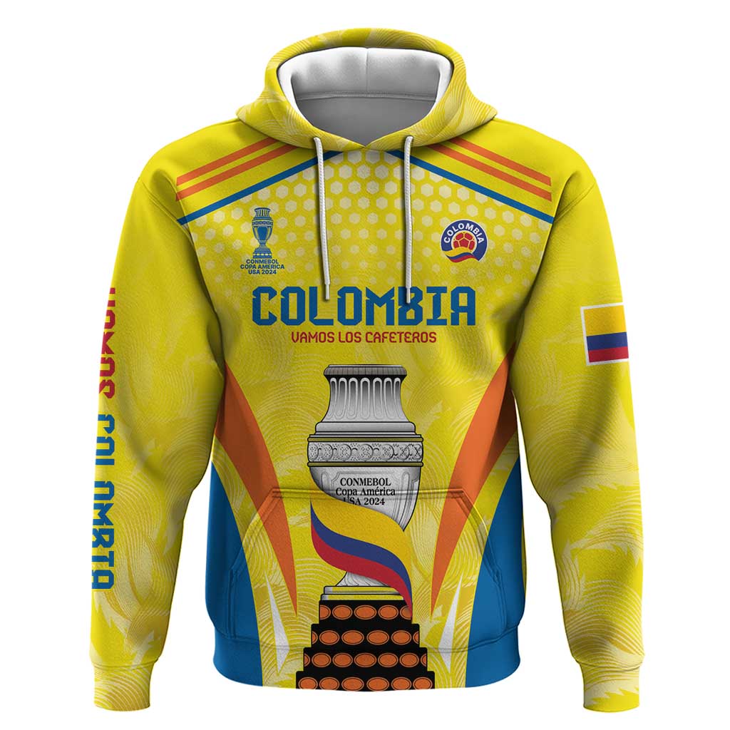 Colombia Champion Football Custom Hoodie Los Cafeteros Somos Campeones LT9