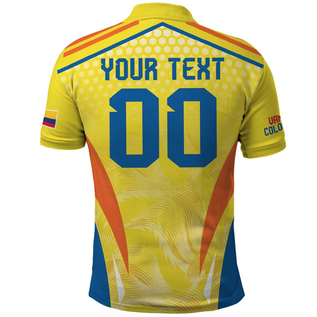 Colombia Champion Football Custom Polo Shirt Los Cafeteros Somos Campeones LT9