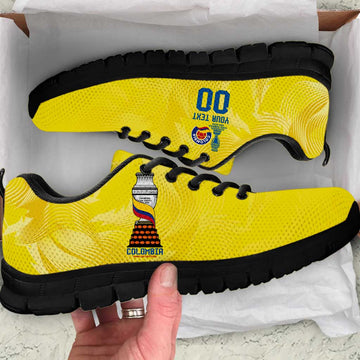 Colombia Champion Football Custom Sneakers Los Cafeteros Somos Campeones LT9