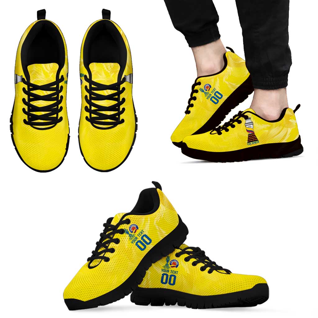 Colombia Champion Football Custom Sneakers Los Cafeteros Somos Campeones LT9