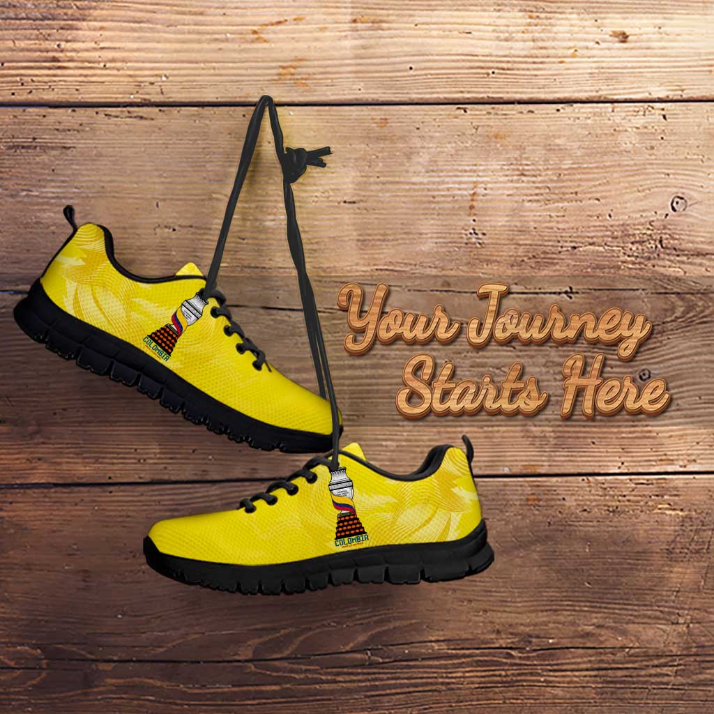 Colombia Champion Football Custom Sneakers Los Cafeteros Somos Campeones LT9