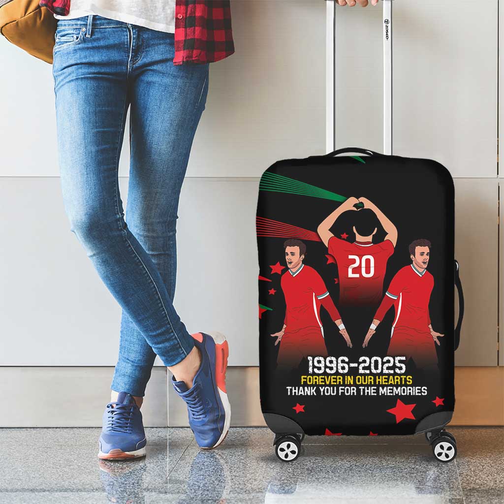 Portuguese Footballer Memorial Luggage Cover 1996-2025 Forever In Our Hearts LT9
