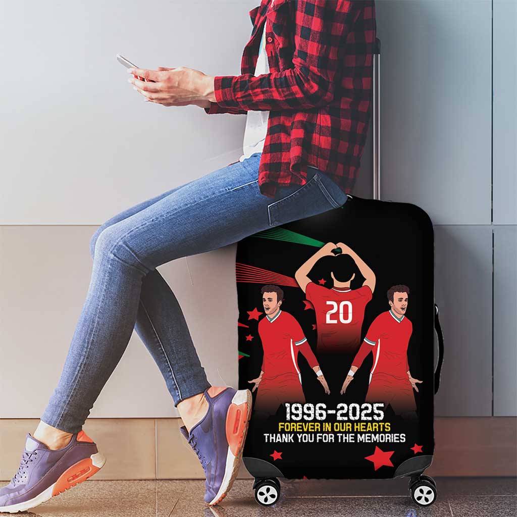 Portuguese Footballer Memorial Luggage Cover 1996-2025 Forever In Our Hearts LT9