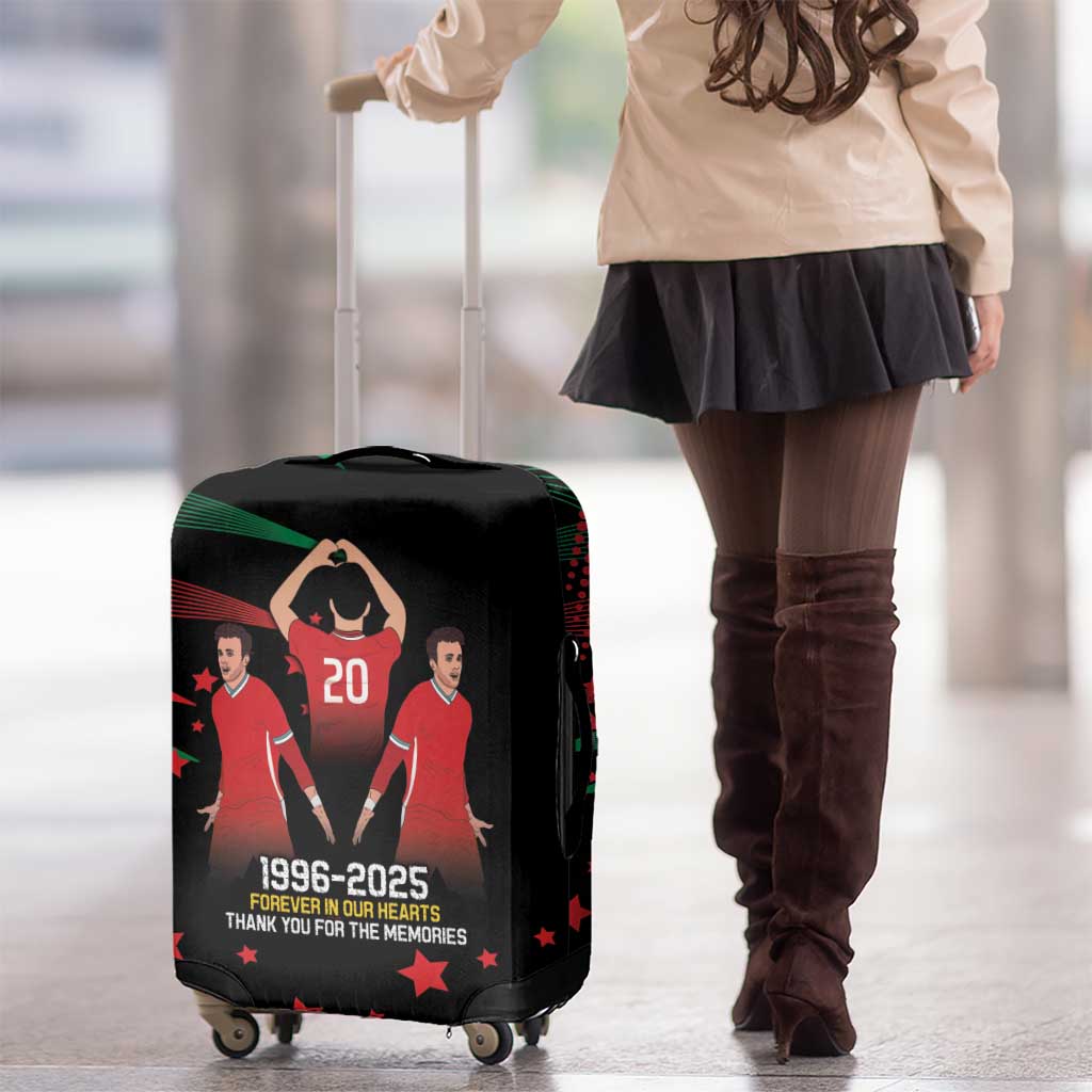 Portuguese Footballer Memorial Luggage Cover 1996-2025 Forever In Our Hearts LT9