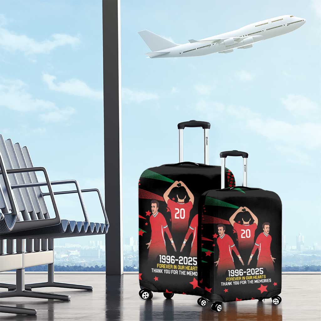Portuguese Footballer Memorial Luggage Cover 1996-2025 Forever In Our Hearts LT9