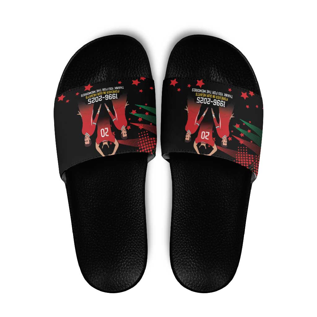 Portuguese Footballer Memorial Slide Sandals 1996-2025 Forever In Our Hearts LT9