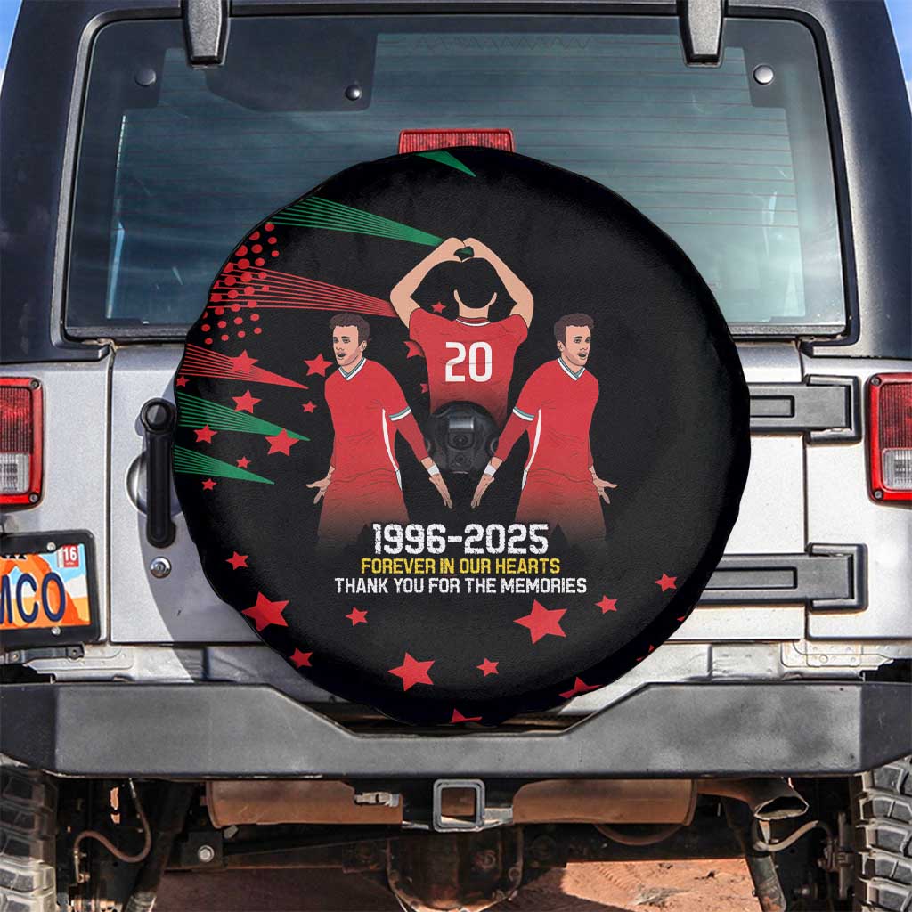 Portuguese Footballer Memorial Spare Tire Cover 1996-2025 Forever In Our Hearts LT9