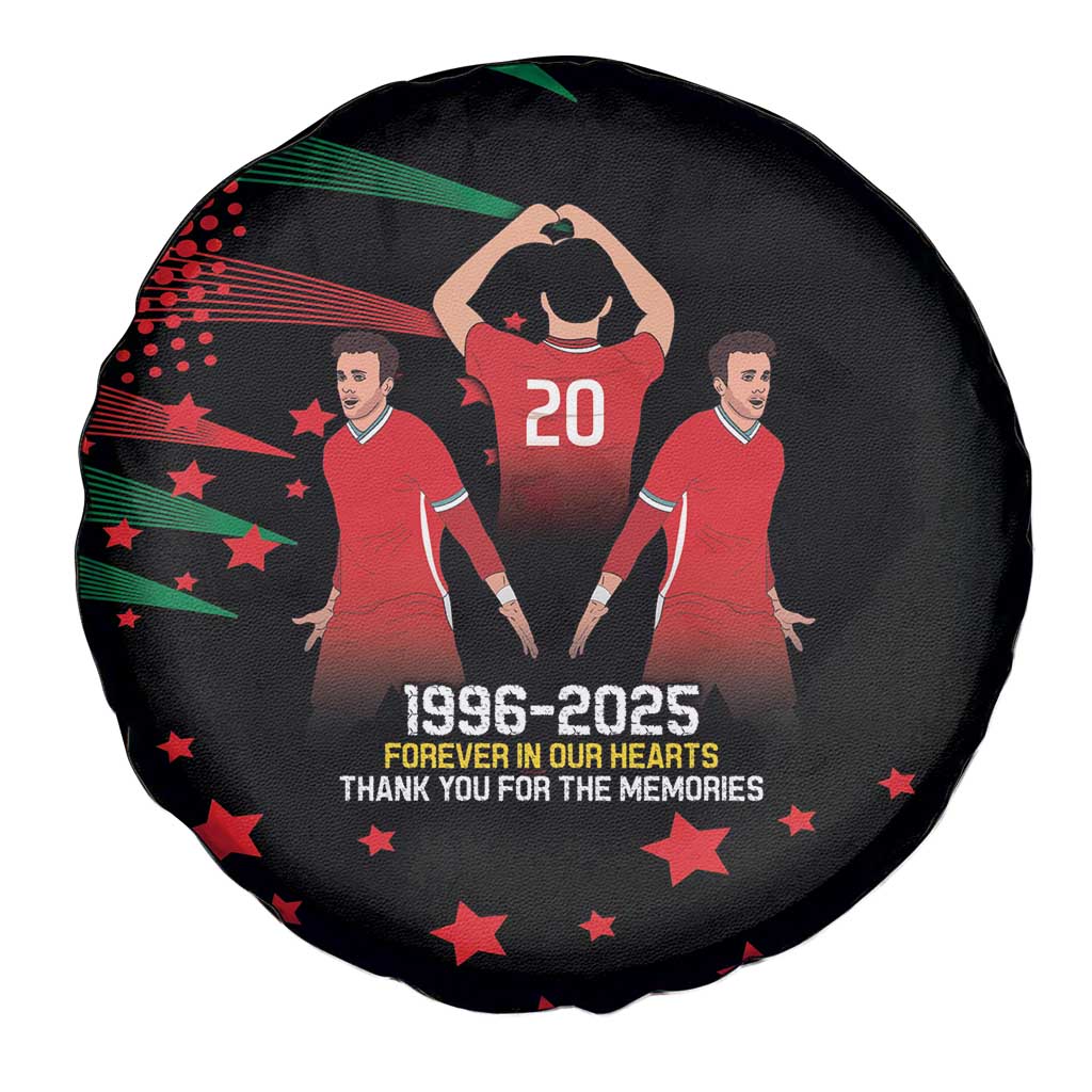 Portuguese Footballer Memorial Spare Tire Cover 1996-2025 Forever In Our Hearts LT9