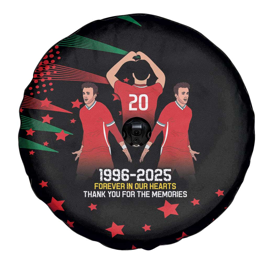 Portuguese Footballer Memorial Spare Tire Cover 1996-2025 Forever In Our Hearts LT9